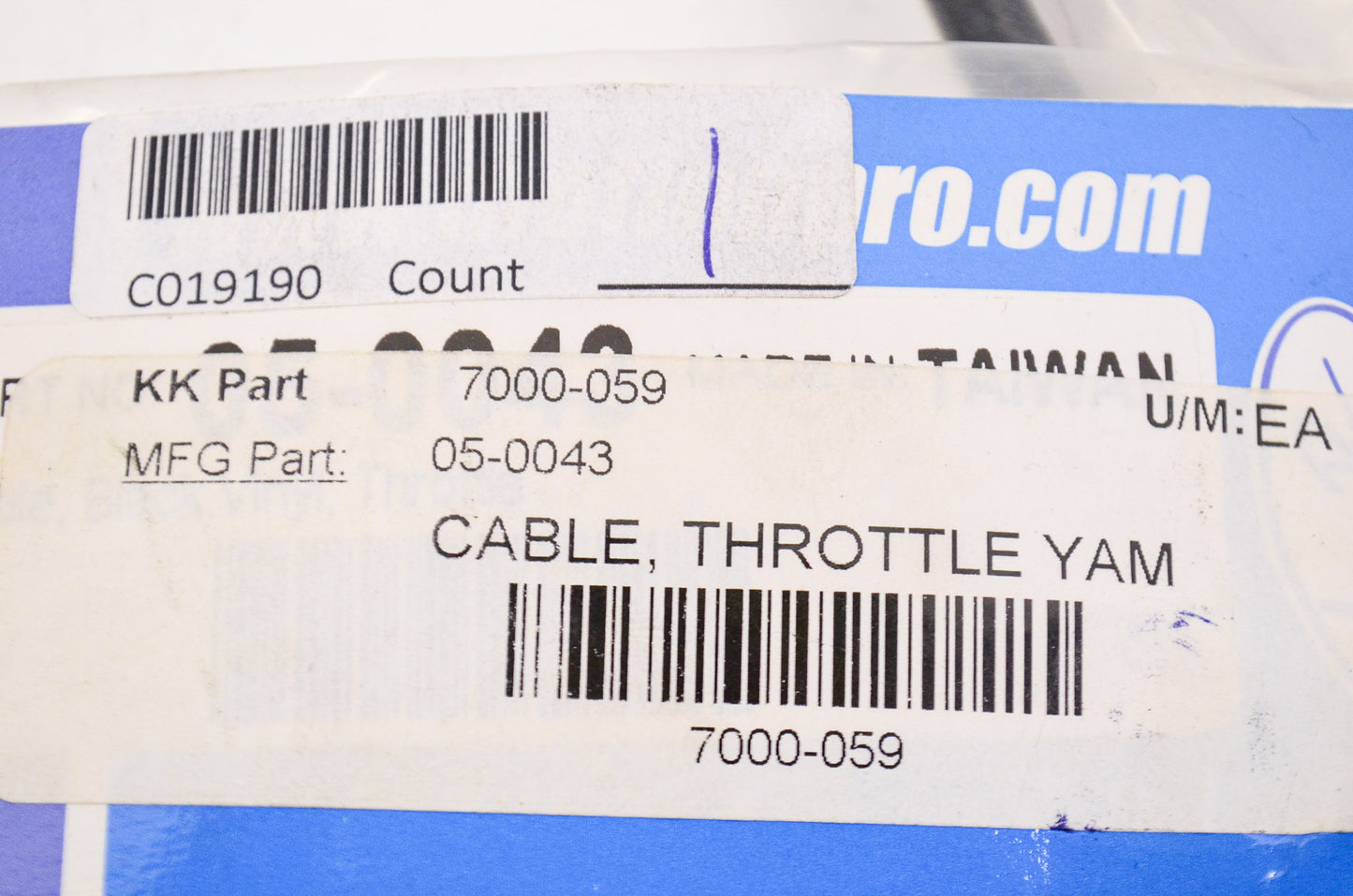 Motion Pro 05-0043 Throttle Cable NOS