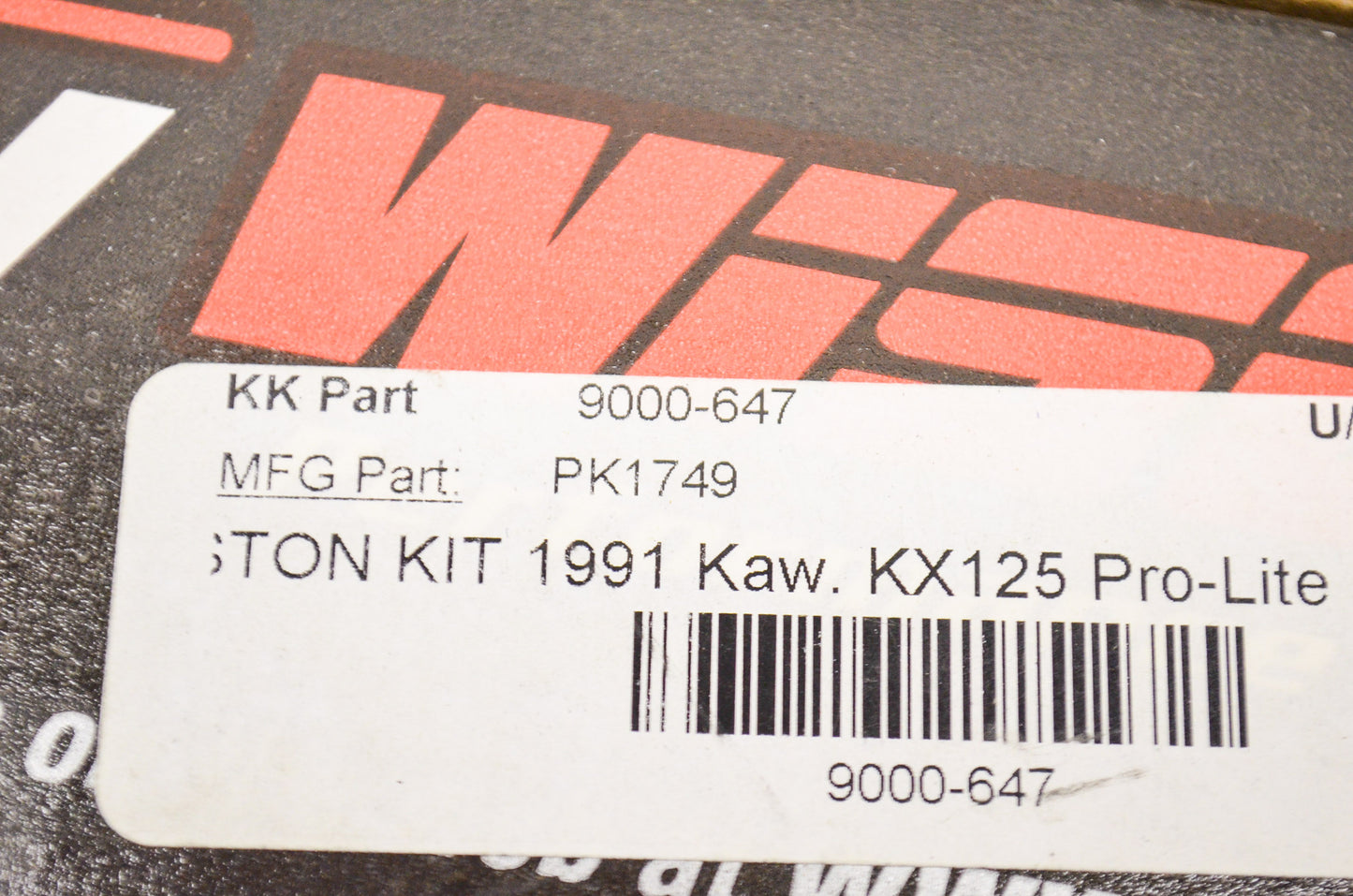 Wiseco PK1749 Top End Kit 56mm 91 Kawasaki KX125 NOS