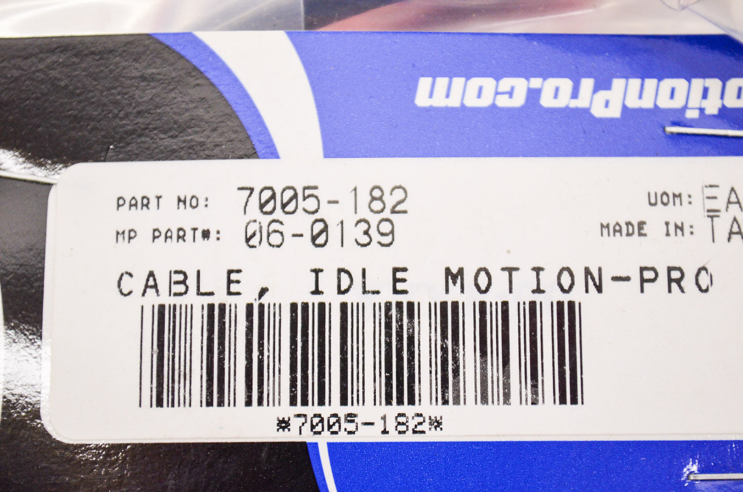 Motion Pro 06-0139 Idle Cable NOS