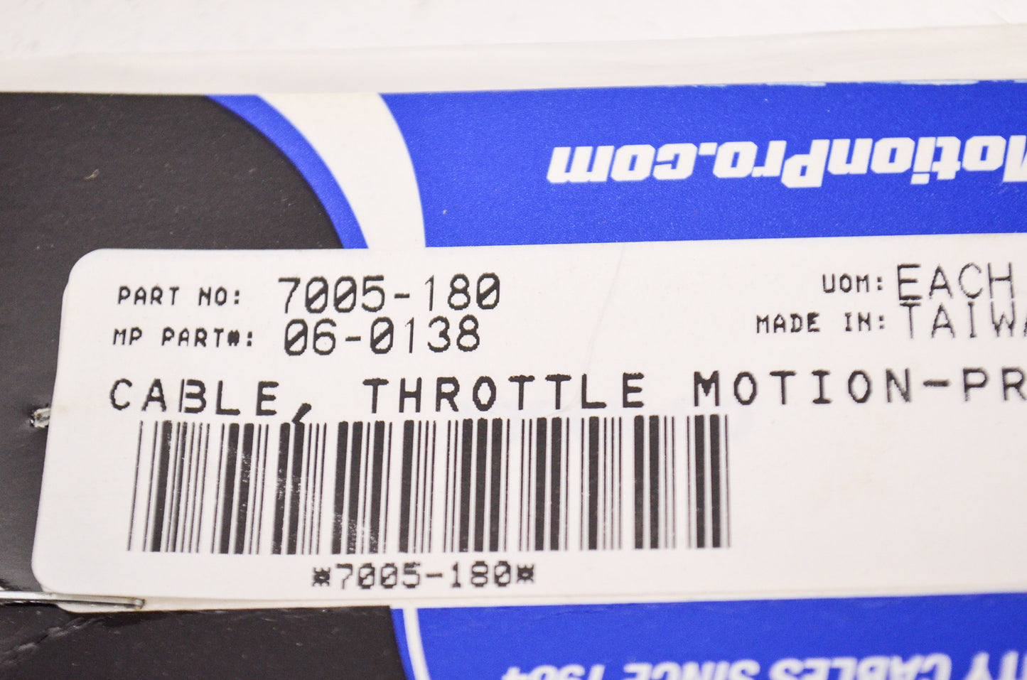 New Motion Pro Throttle Cable NOS