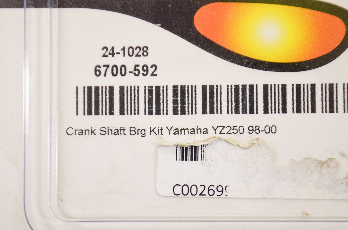New All Balls Crank Shaft Bearing Kit NOS