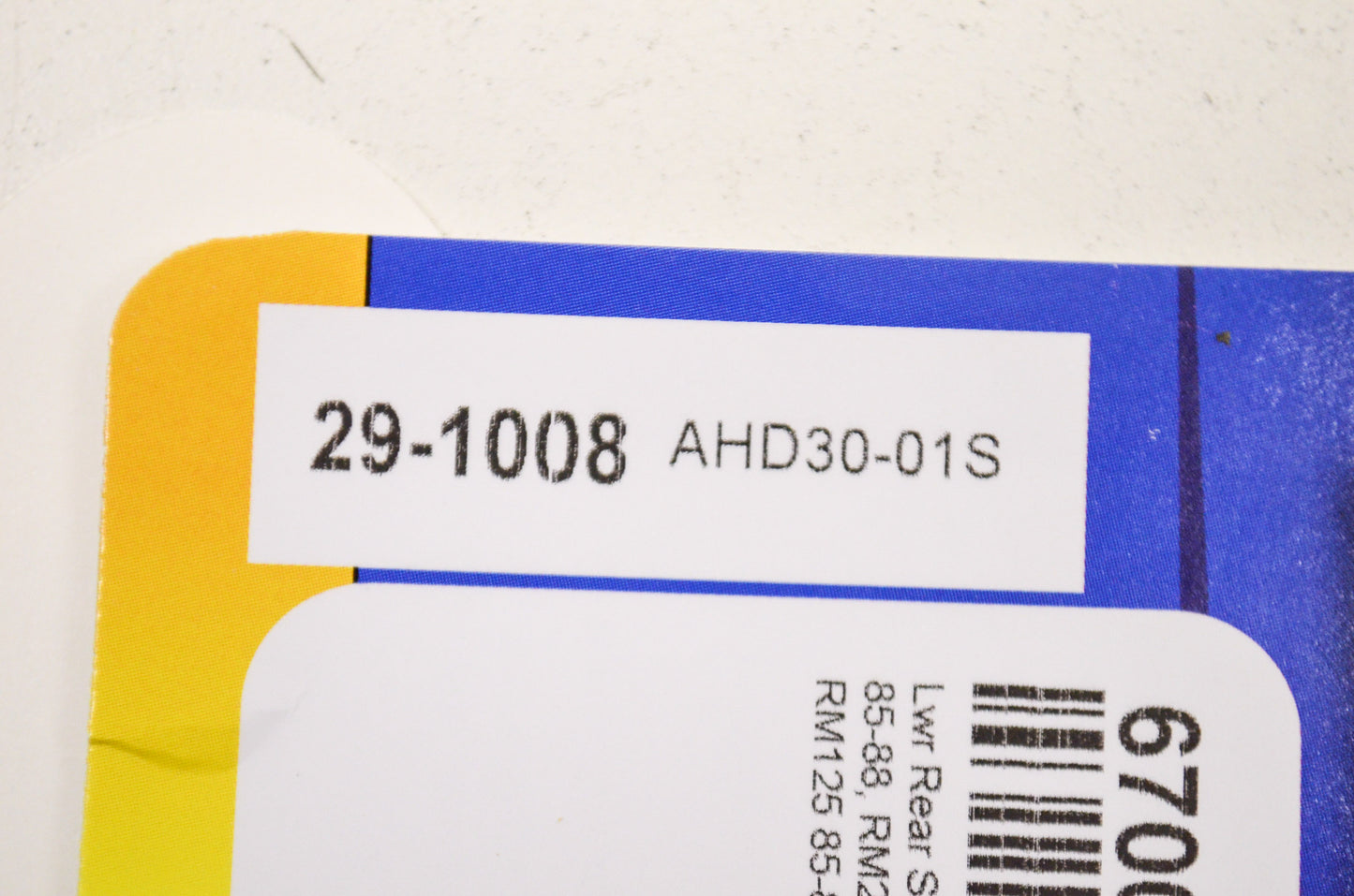 New All Balls Lower Rear Shock Bearing Kit NOS