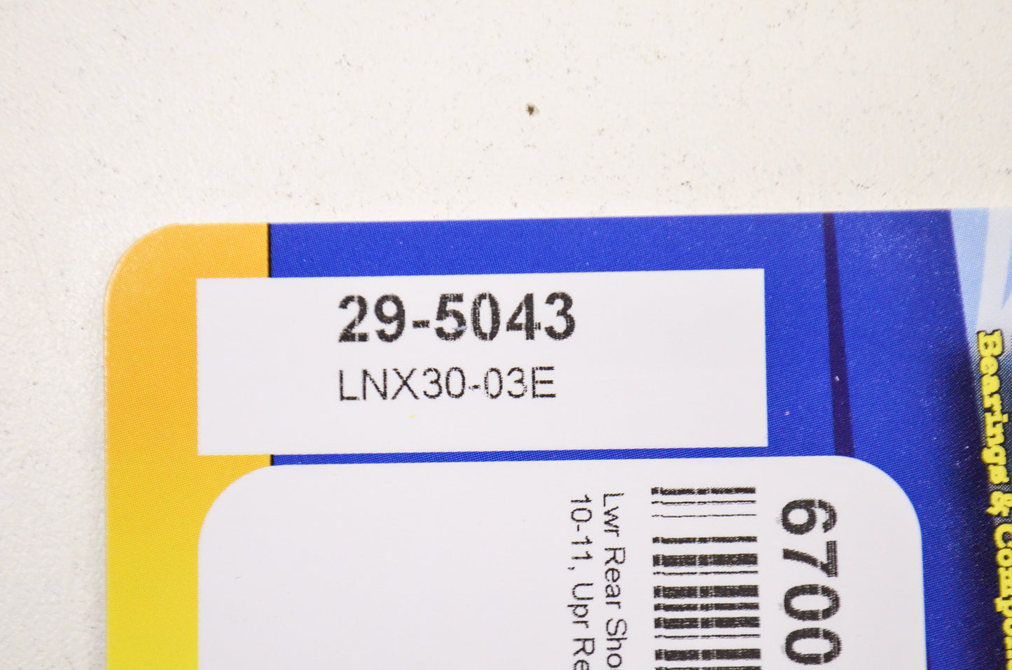 New All Balls Lower Rear Shock Bearing Kit NOS
