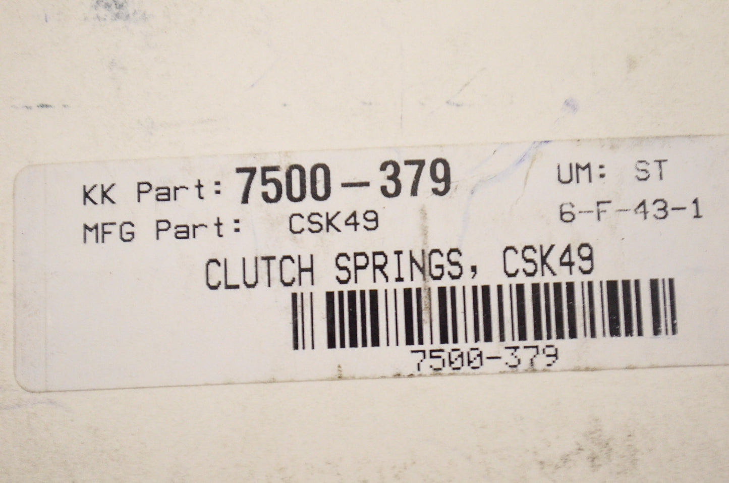 New EBC Clutch Spring Kit NOS