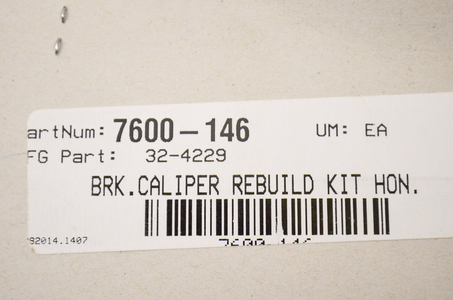 New K&L Brake Caliper Rebuild Kit NOS