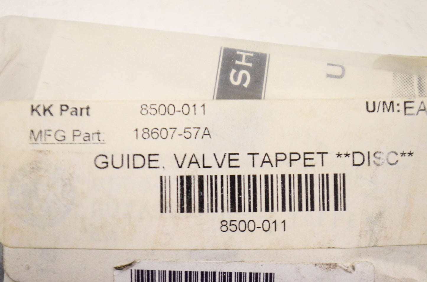 Valve Tappet Guide NOS