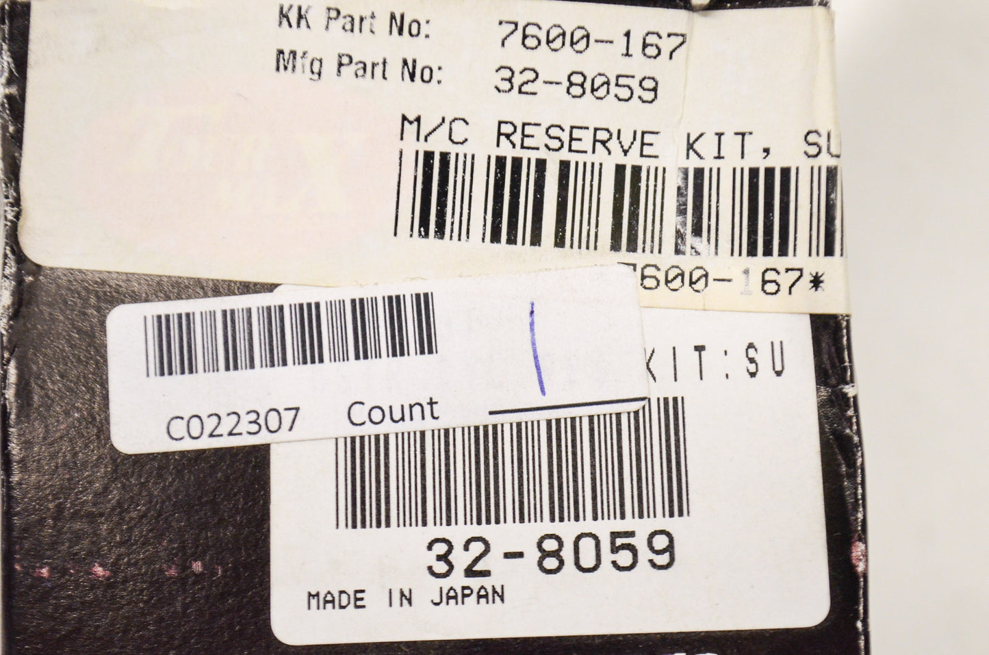 Master Cylinder Reservoir Kit NOS
