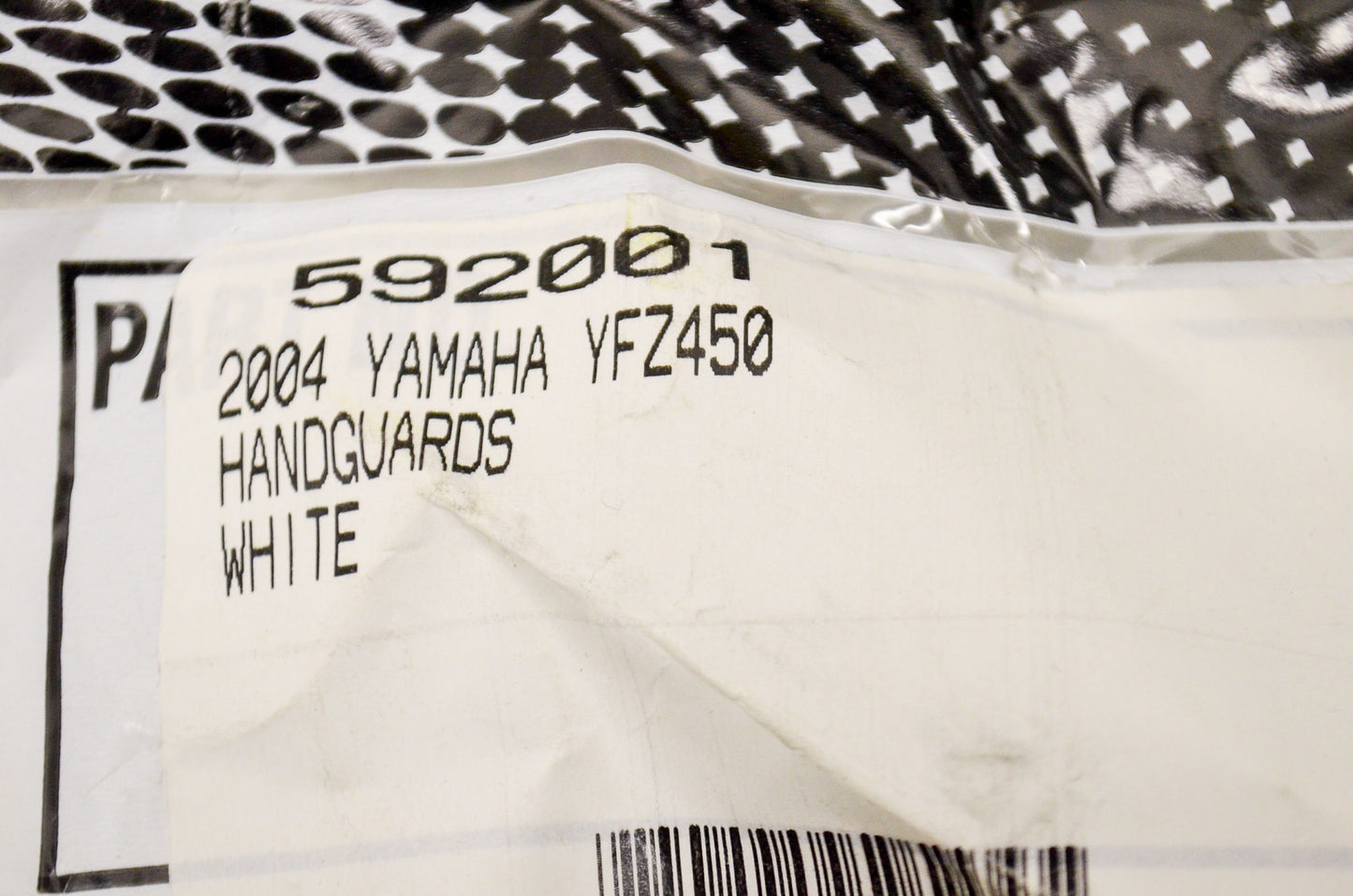 Maier 592001, 2000-105, 59200-1 Handguard Kit White Fits '04 Yamaha YFZ450. NOS