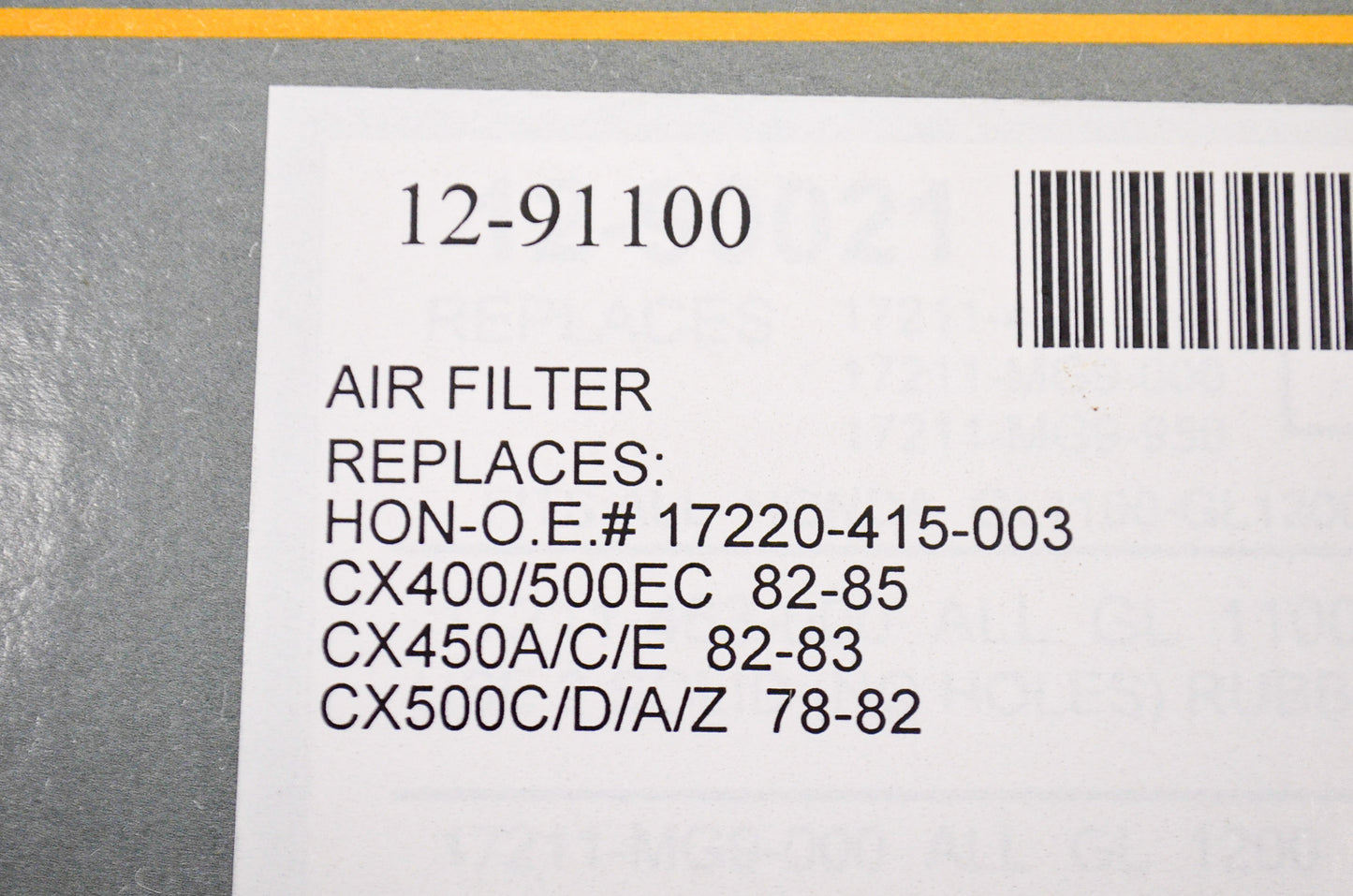 Air Filter NOS