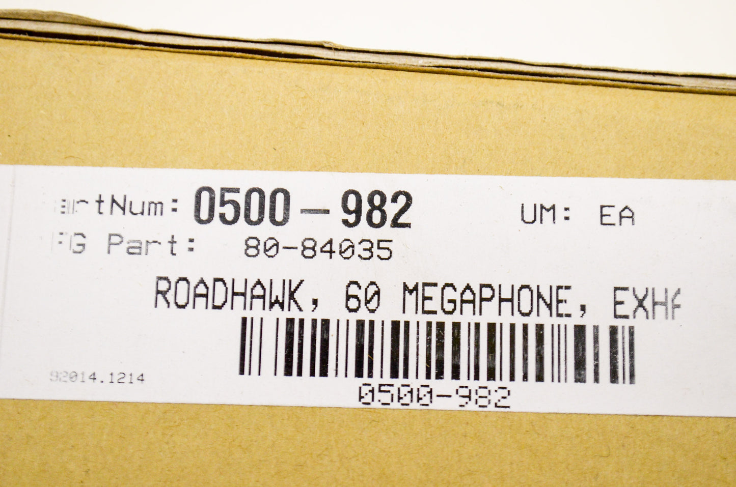 EMGO 80-84035, 0500-982 Roadhawk 60 Megaphone Exhaust NOS