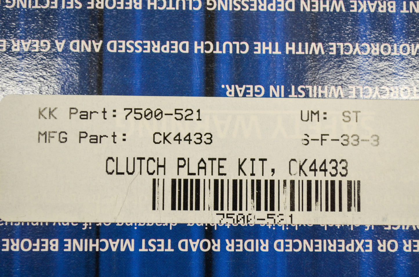 New EBC Clutch Plate Kit NOS