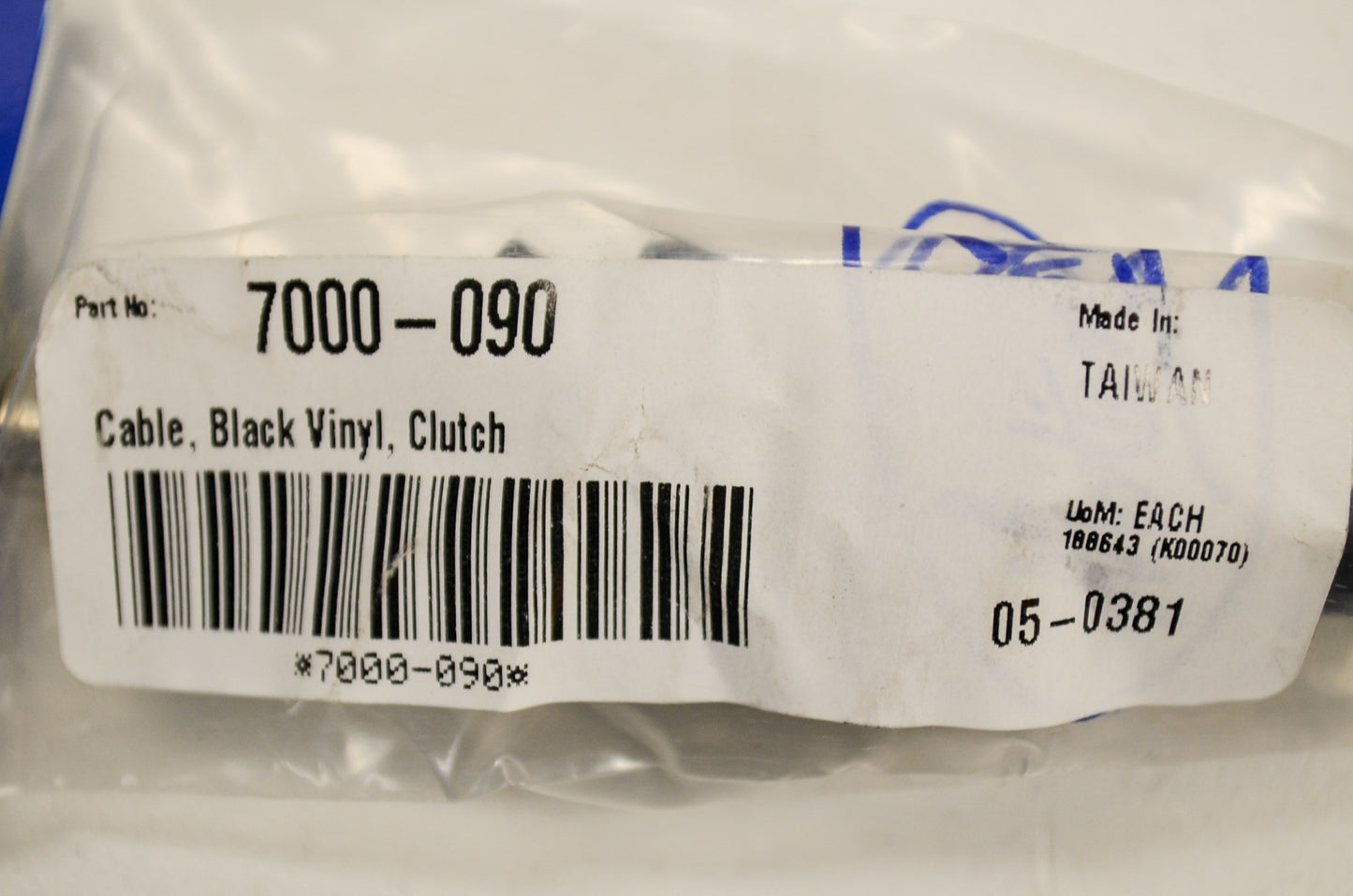 Motion Pro 7000-090, 05-0381 Clutch Cable NOS