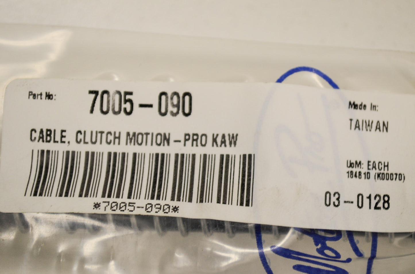 Motion Pro 7005-090, 03-0128 Clutch Cable Kawasaki NOS