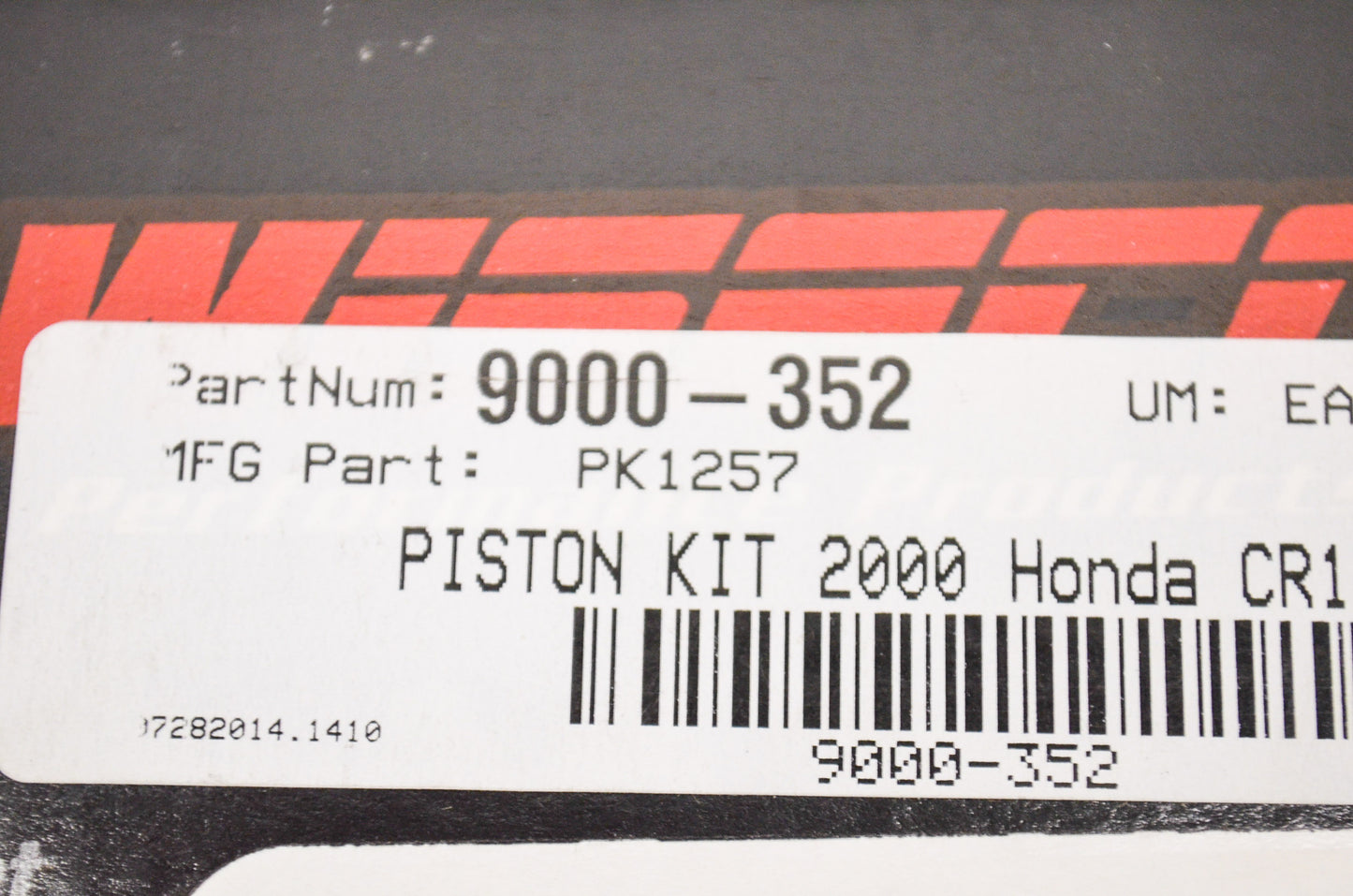 New Wiseco Forged Piston Kit 54mm 00 Honda CR125