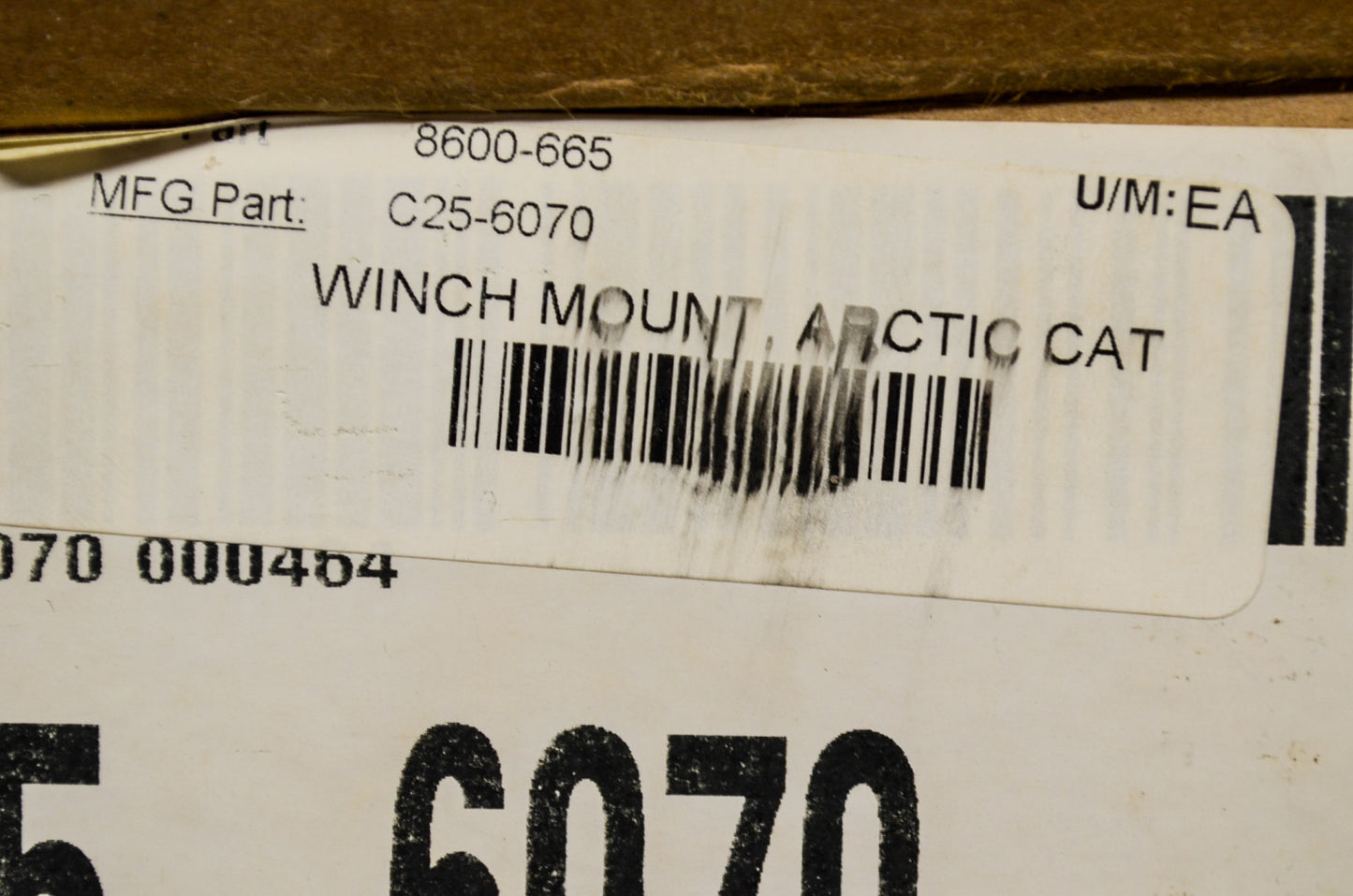 New Cycle Country Winch Mount Kit Arctic Cat NOS