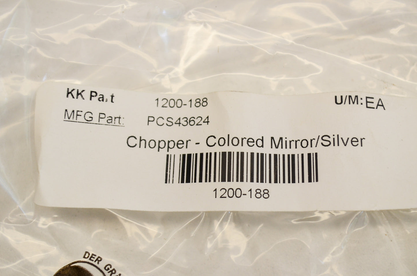 PCS 1200-188, PCS43624, PCS 43624 Chopper Sunglasses Mirror/Silver UV 400 Shatte