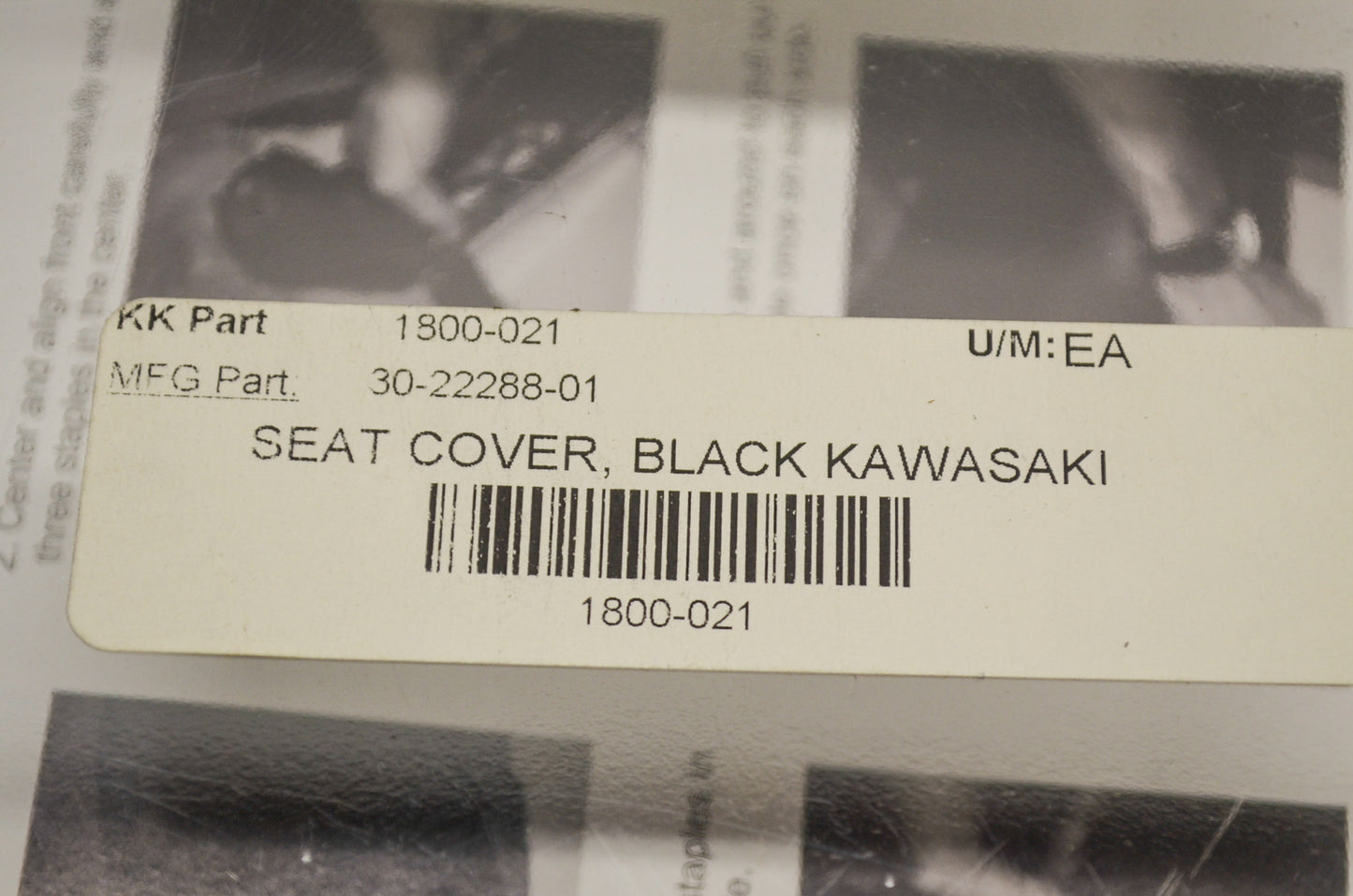 Seat Cover Black NOS