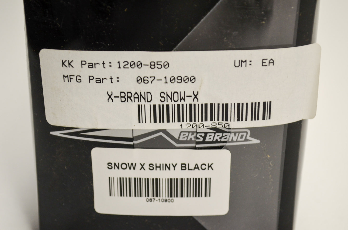New EKS Brand X-Brand Snow-X Goggles Black NOS