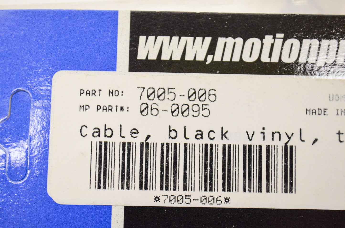 New Motion Pro Throttle Cable