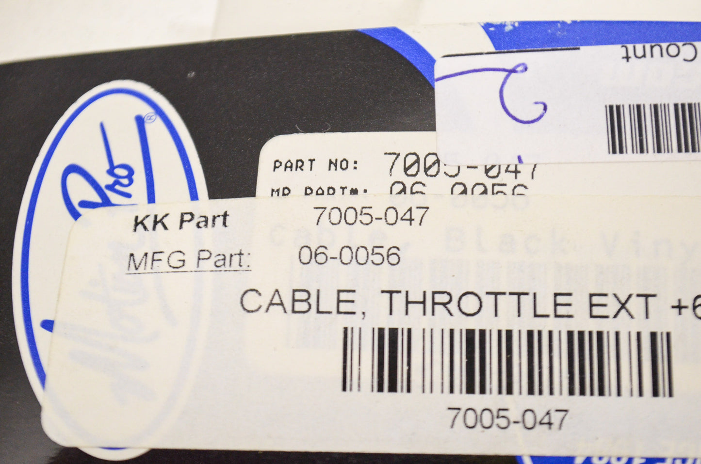 New Motion Pro Throttle Cable