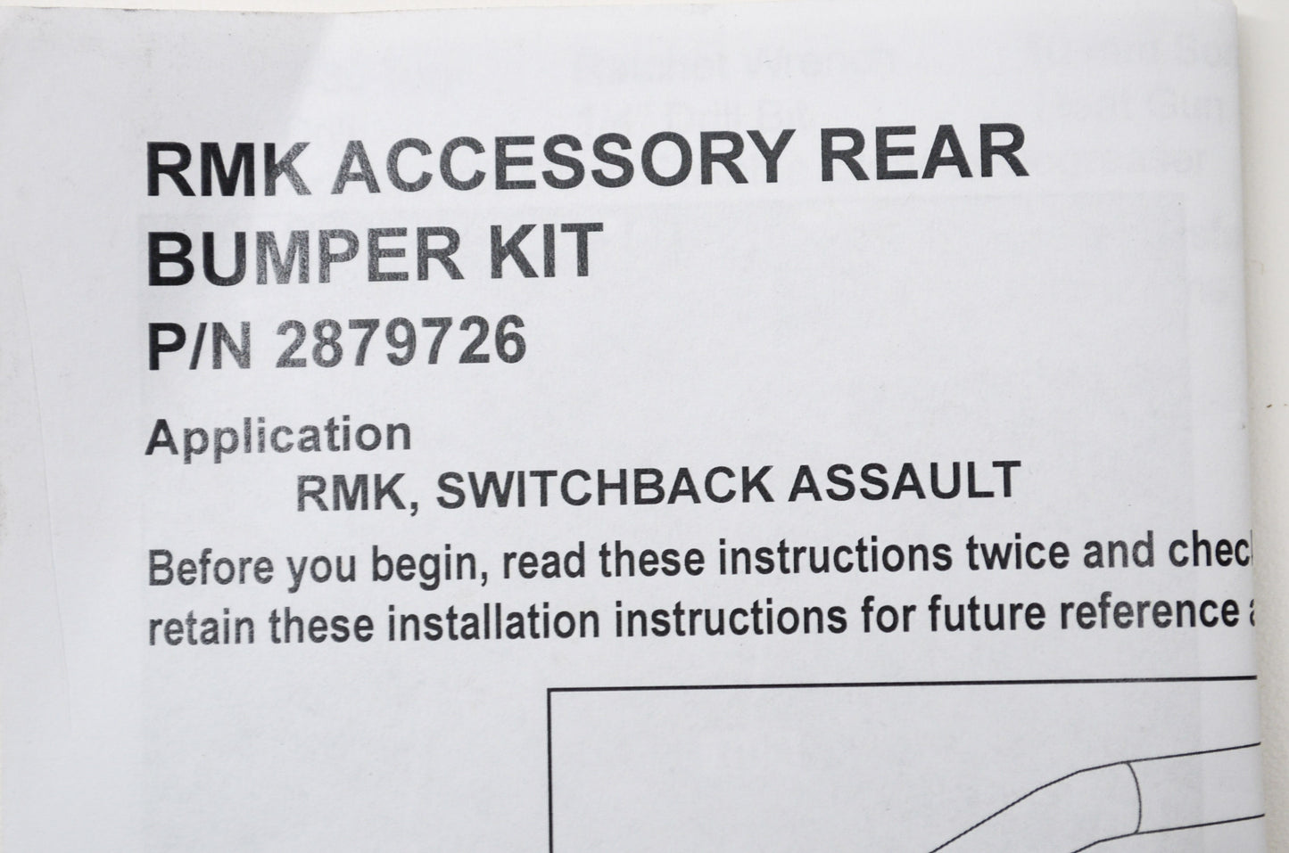 Extreme Rear Bumper Kit NOS