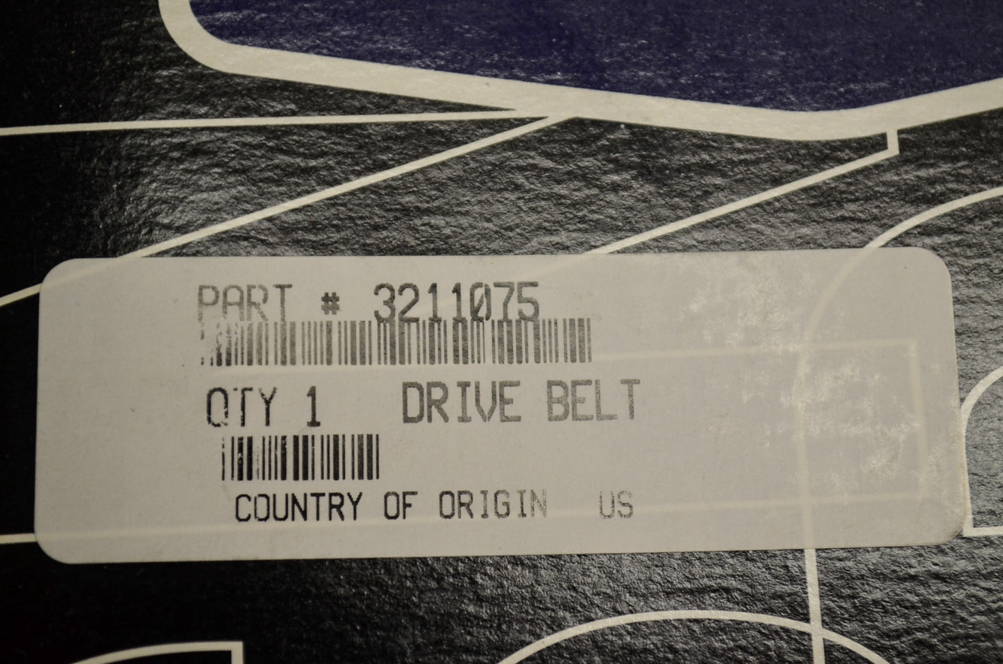 OEM Polaris 3211075 Drive Belt NOS