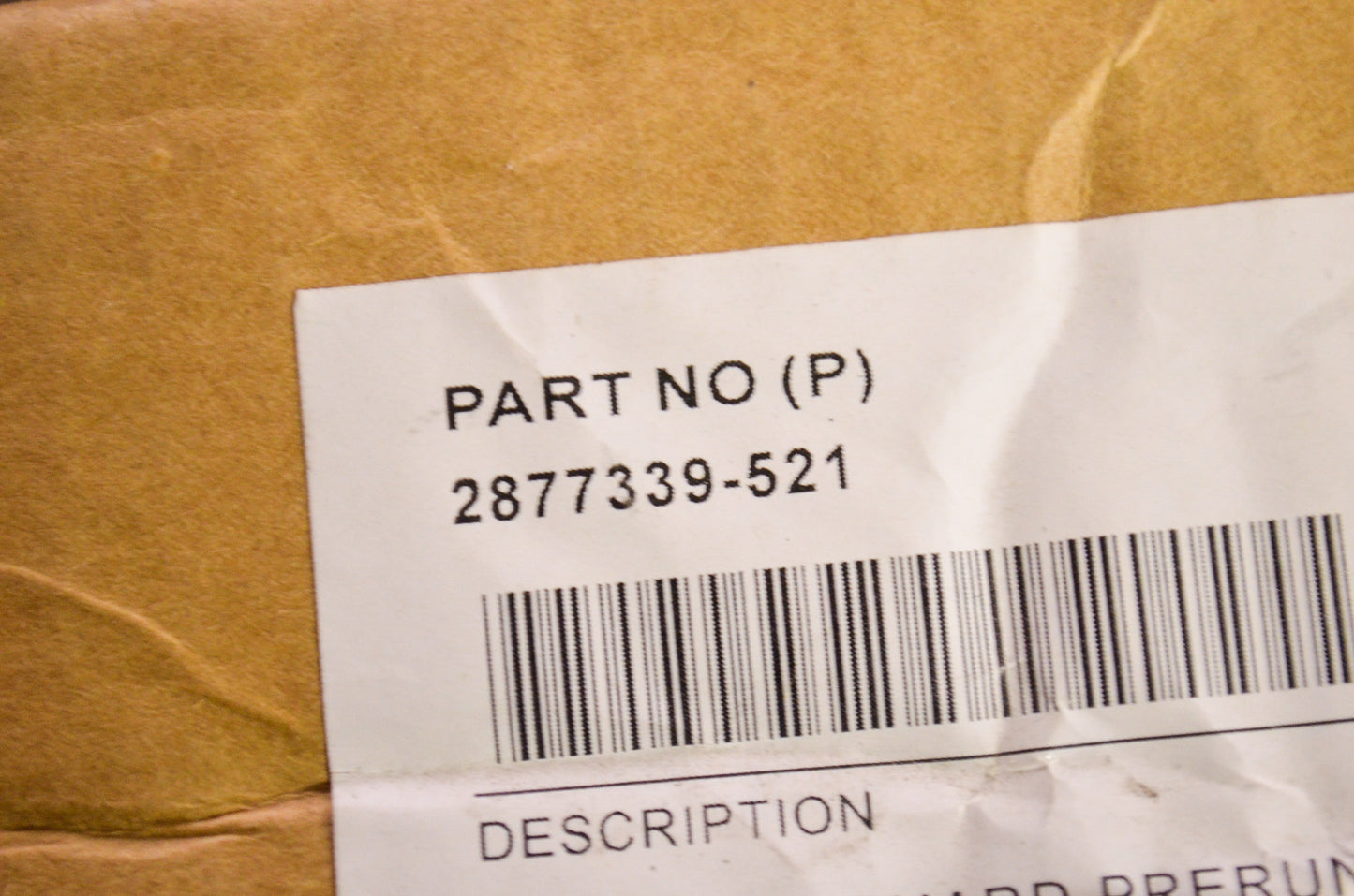 OEM Polaris 2877339-521 Rear Pre-Runner Brush Guard NOS