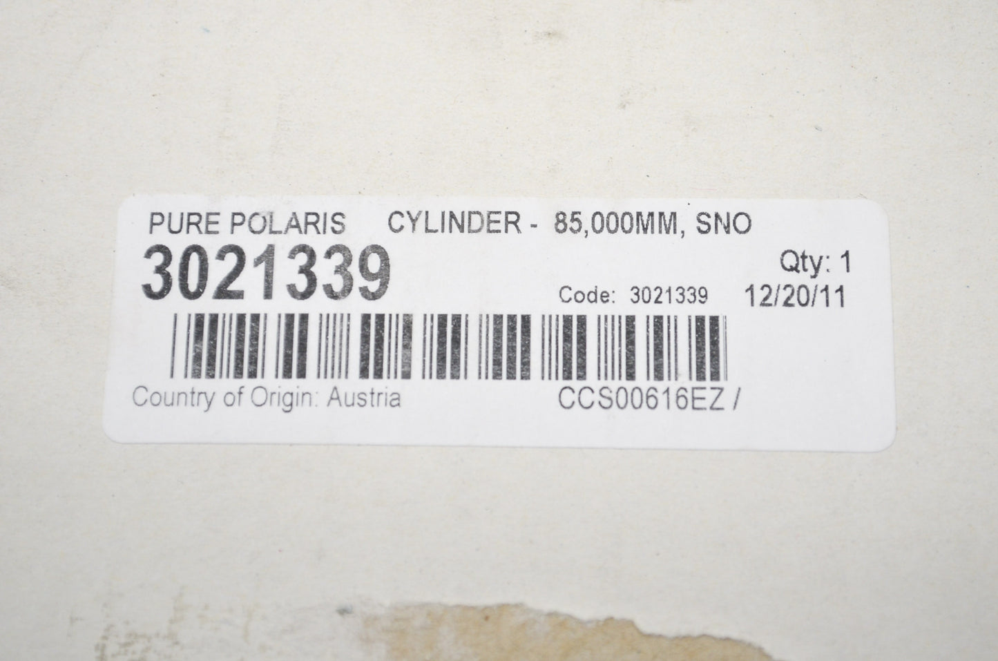 New OEM Polaris Cylinder RMK XC Edge Touring Switchback NOS