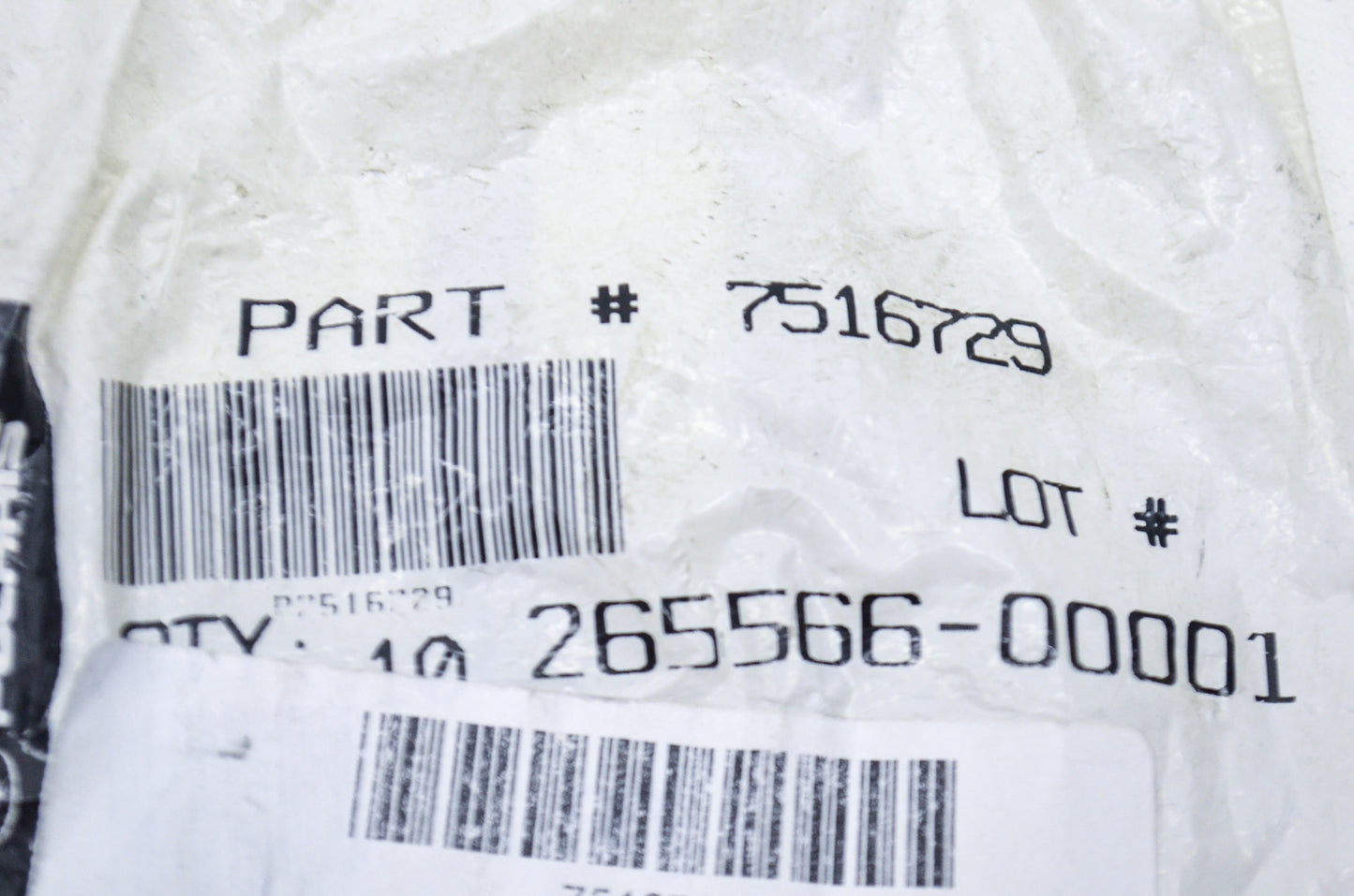 OEM Polaris 7516729 Bolt Qty 3 NOS