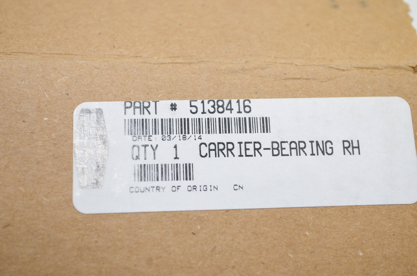 Right Carrier Bearing RZR XP NOS