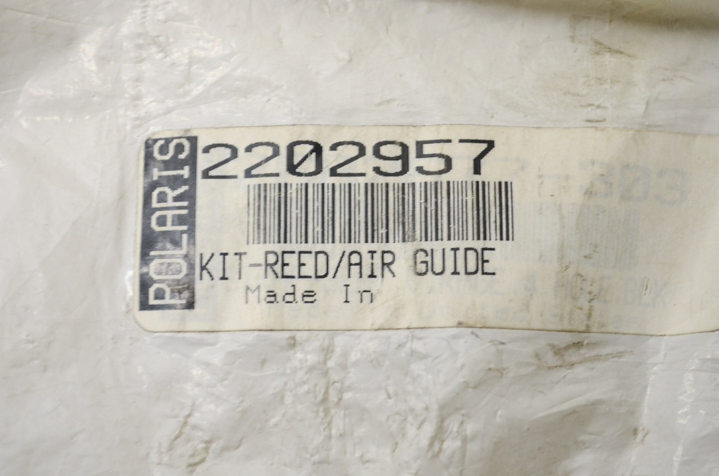 OEM Polaris 2202957 Air Guide Reed Kit NOS