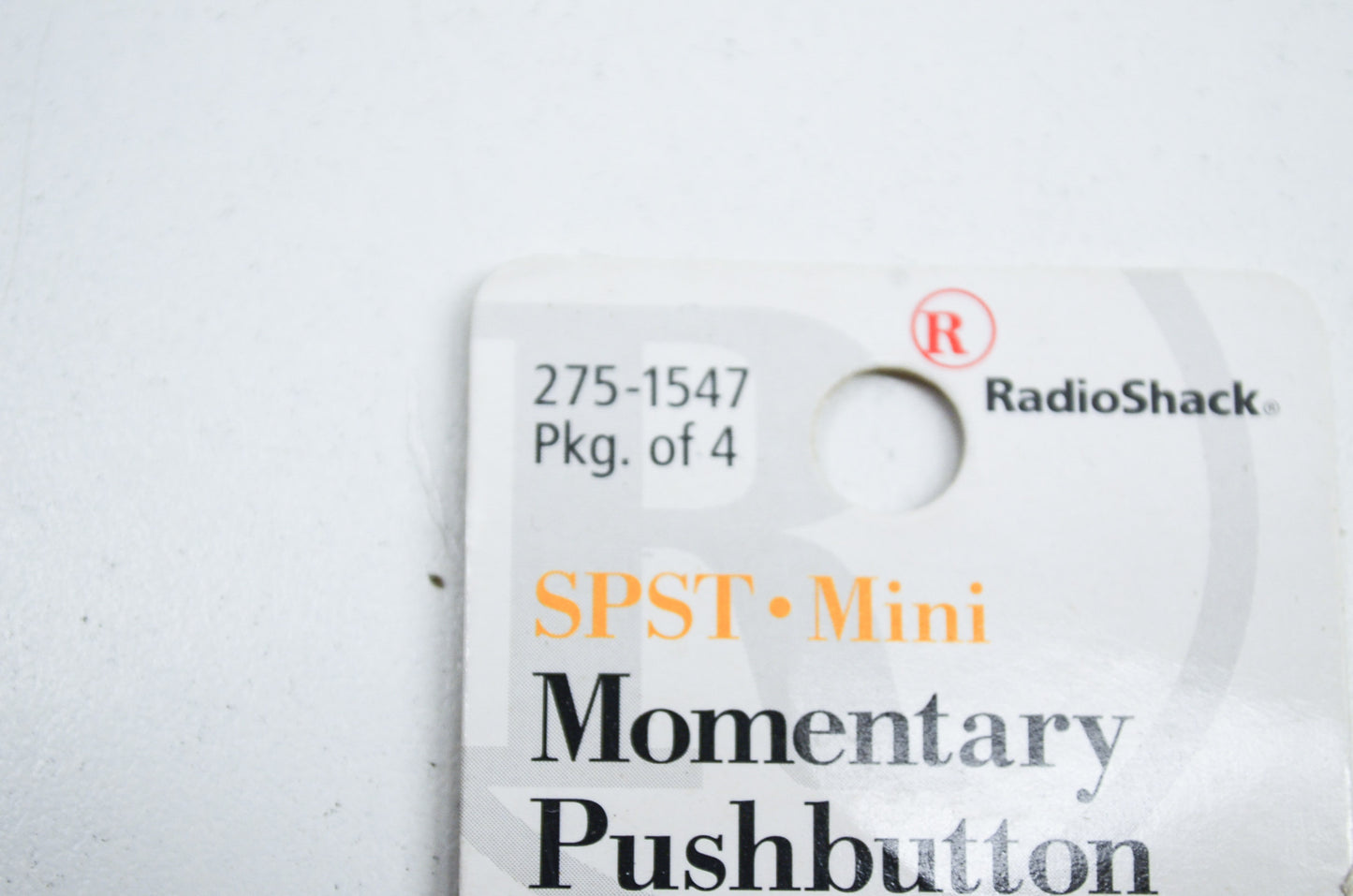 New RadioShack Push Button Switch Qty 4 NOS