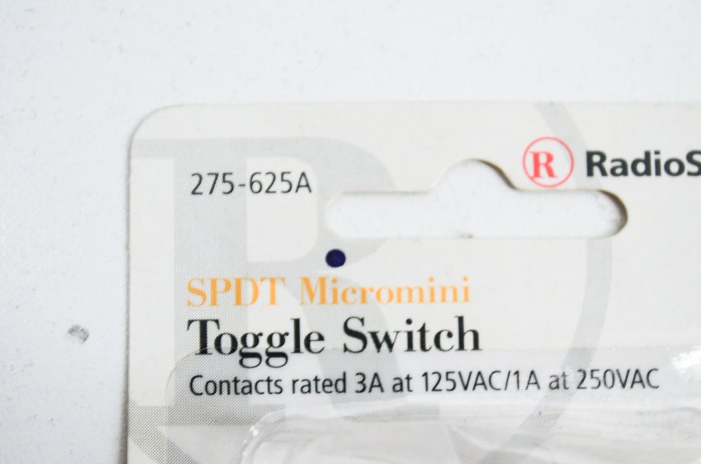 New RadioShack SPDT Micromini Toggle Switch NOS