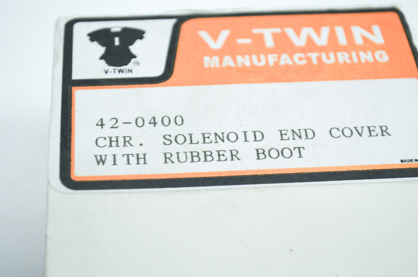 V-Twin Chrome Starter Solenoid End Cover