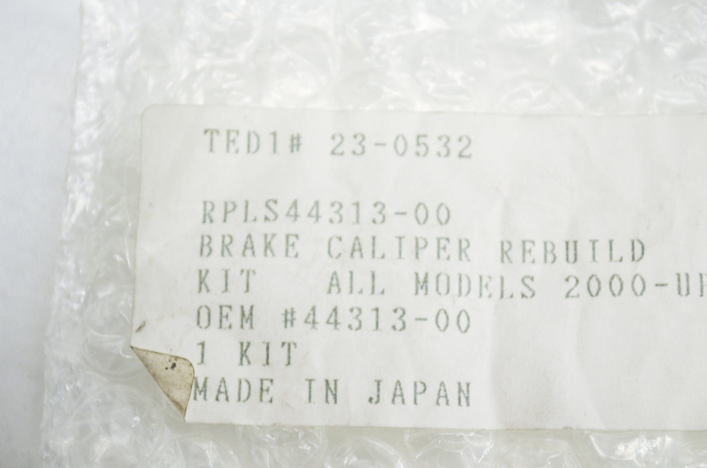 V-Twin 23-0532, 44313-00 Front Caliper Piston Kit NOS