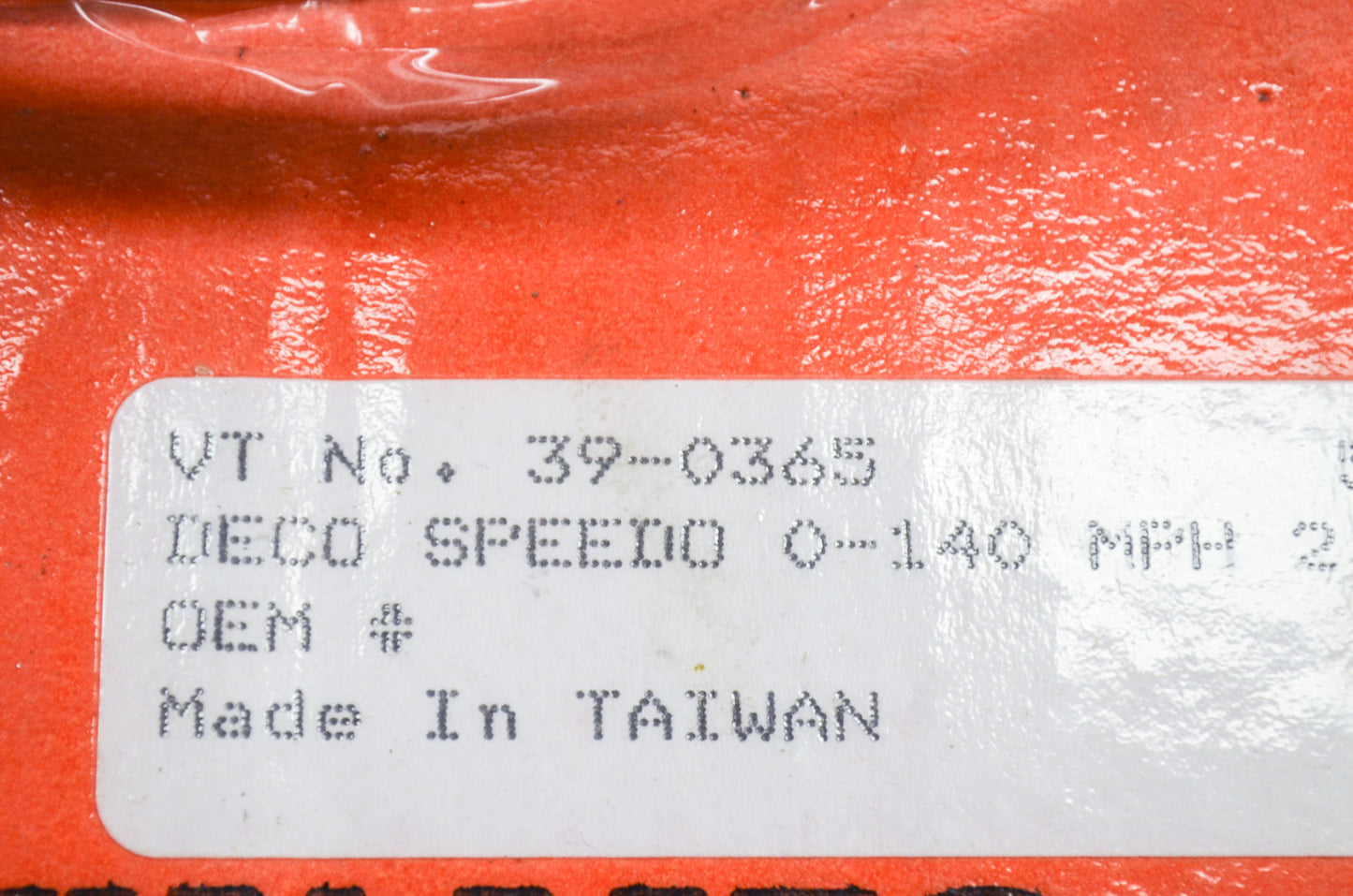 New V-Twin Deco Mini 48mm Speedometer Kit With 2:1 Ratio NOS