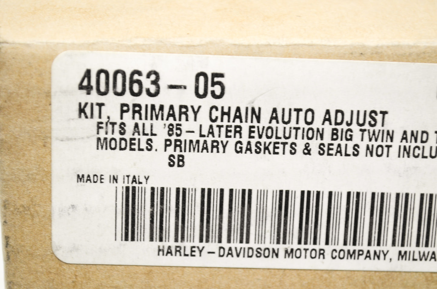 Harley Davidson Primary Chain Adjust Kit Big Twin Evolution