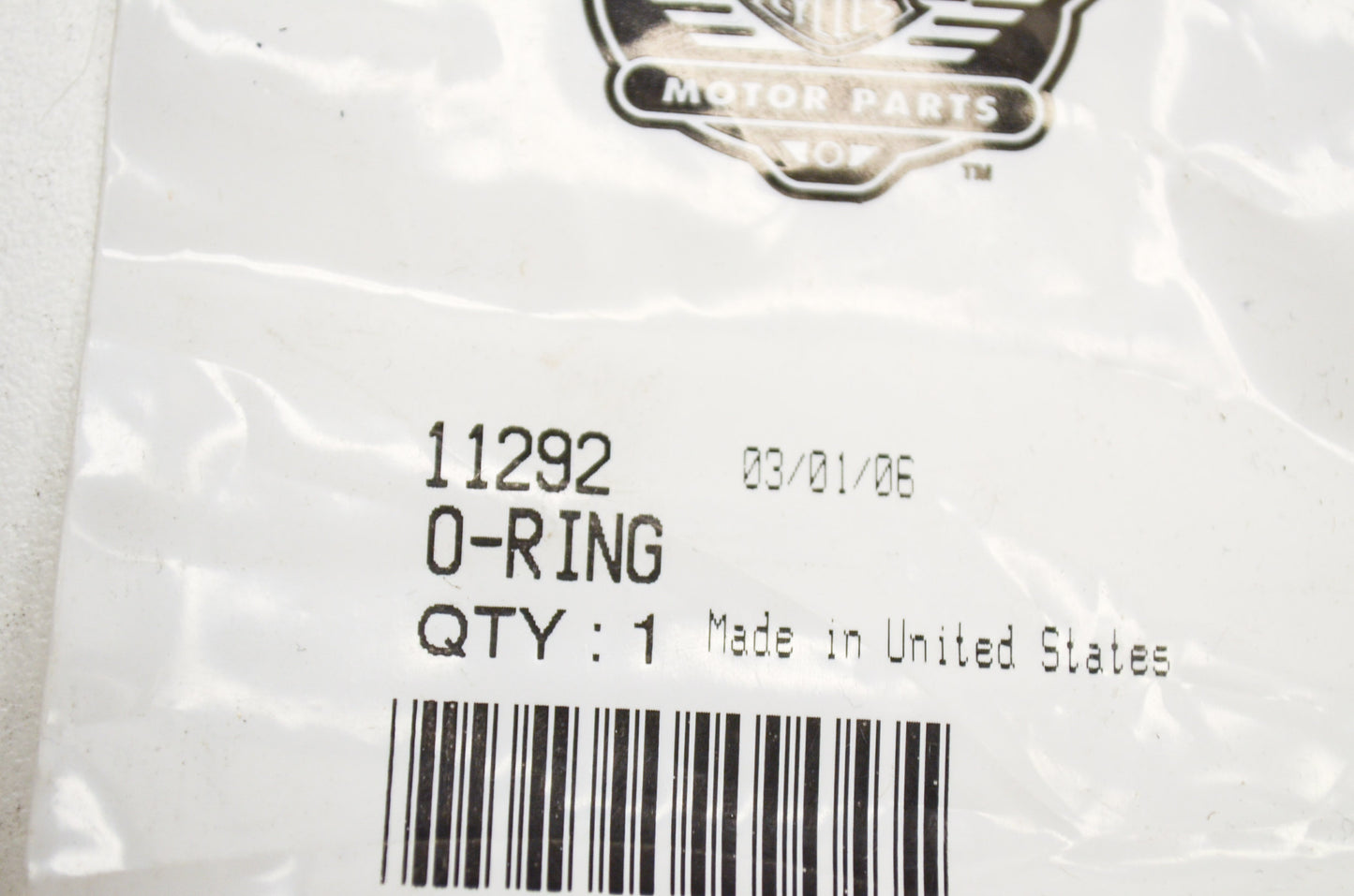 OEM Harley-Davidson 11292 O-Ring NOS