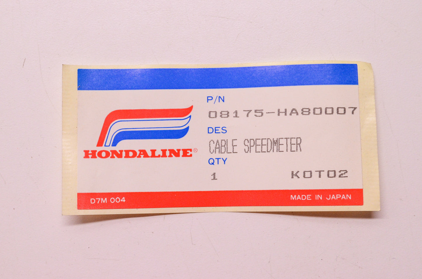 New Honda Speedometer Cable NOS