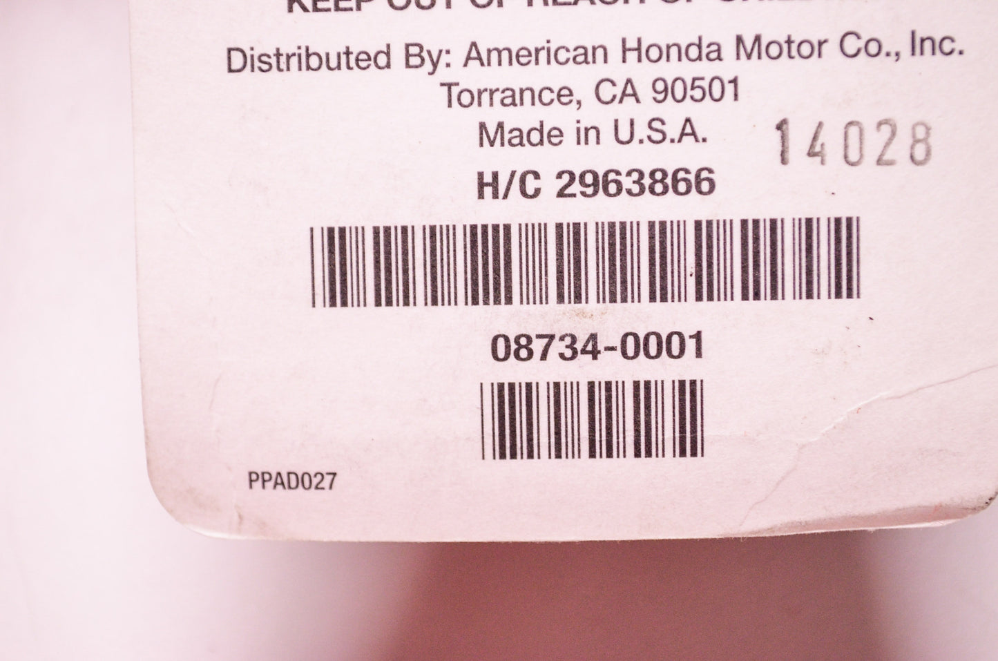 New Honda Moly 60 Paste Tube 60% Molybendum Disulfide NOS