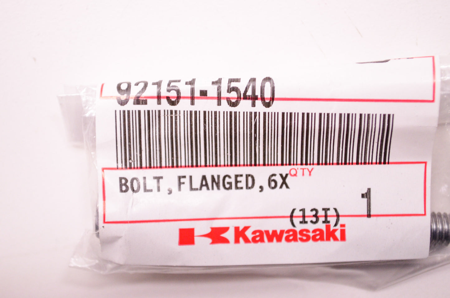 OEM Kawasaki 92151-1540 Bolt 6X55 NOS