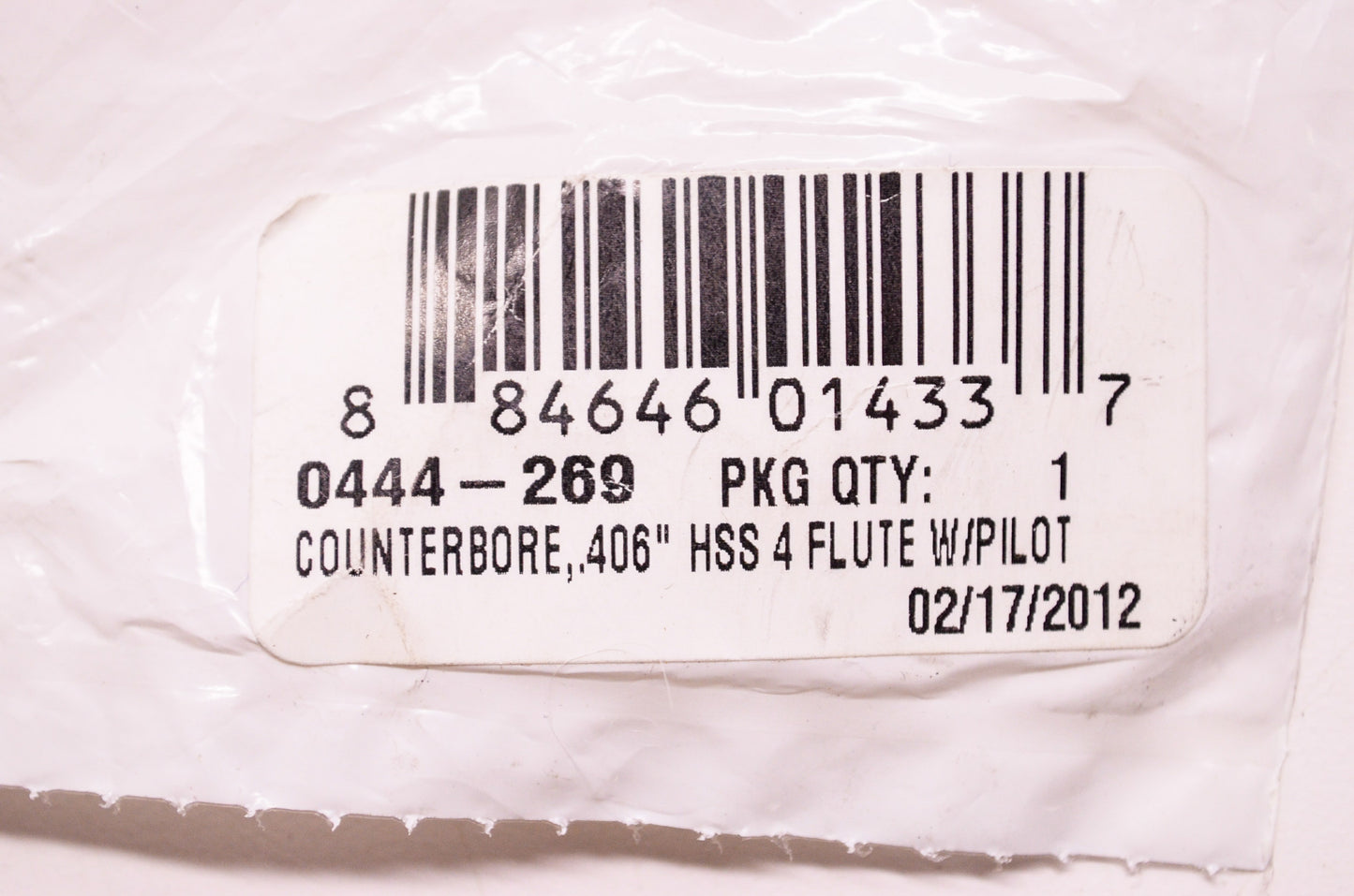 OEM Arctic Cat 0444-269 Flute Counterbore w/ Pilot NOS