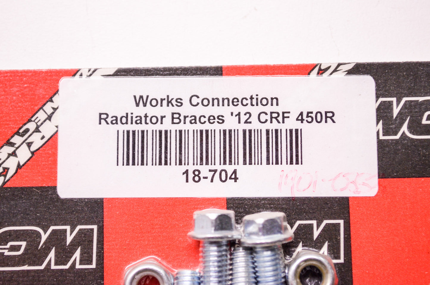 New Works Connection Radiator Brace Kit Honda CRF 450R '12 NOS