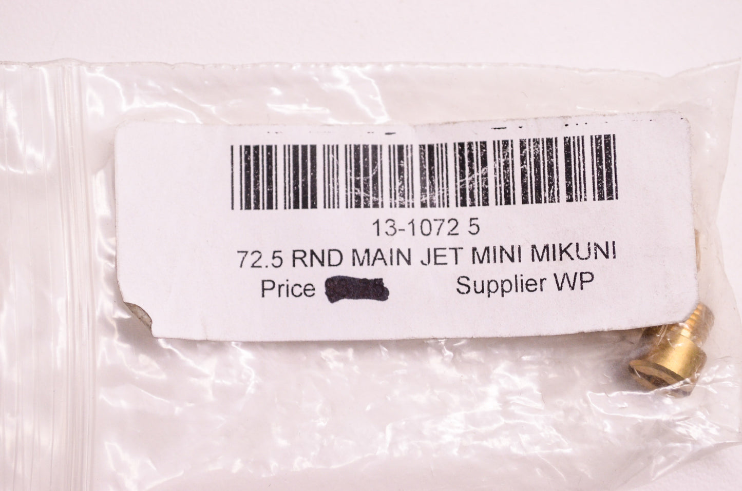 New Aftermarket Main Jet #72.5 Round Mini Mikuni NOS