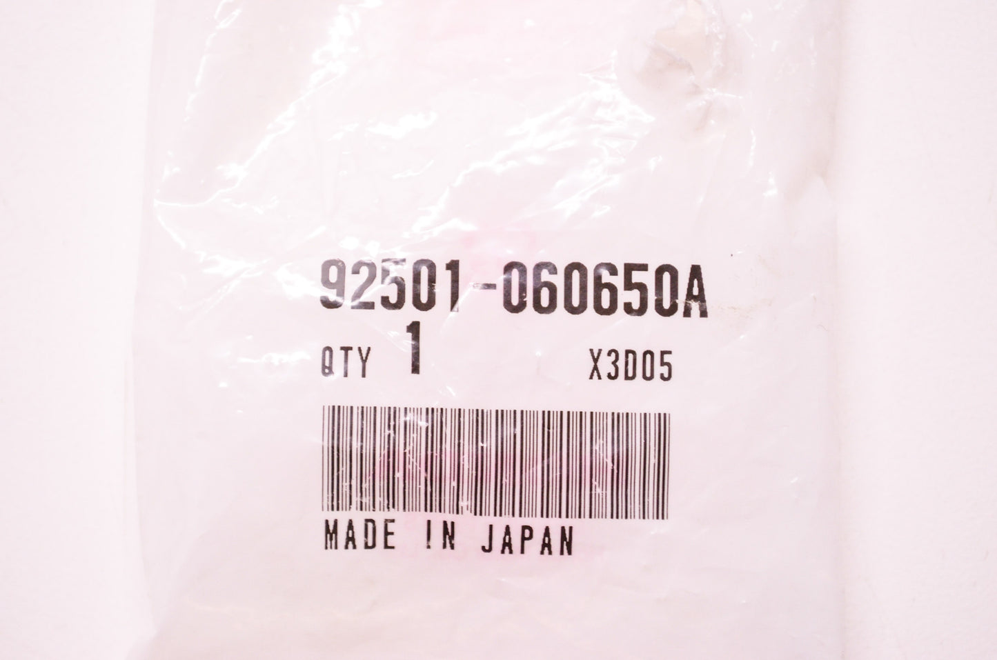 OEM Honda 92501-060650A Bolt Hex Cap 6X65 NOS