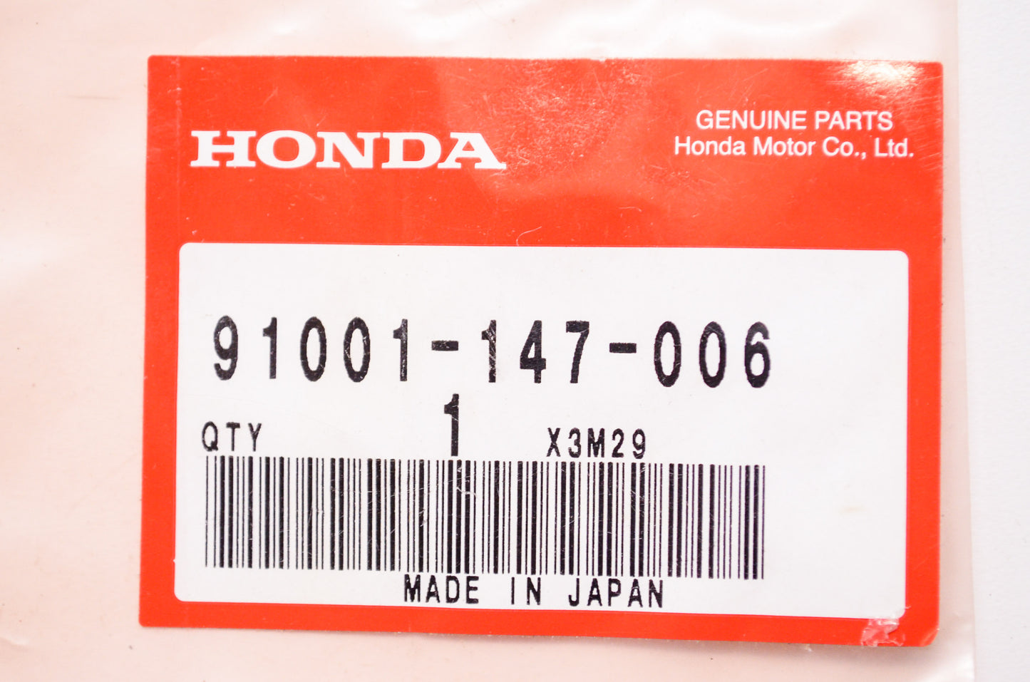 OEM Honda 91001-147-006 Bearing 12mm NOS