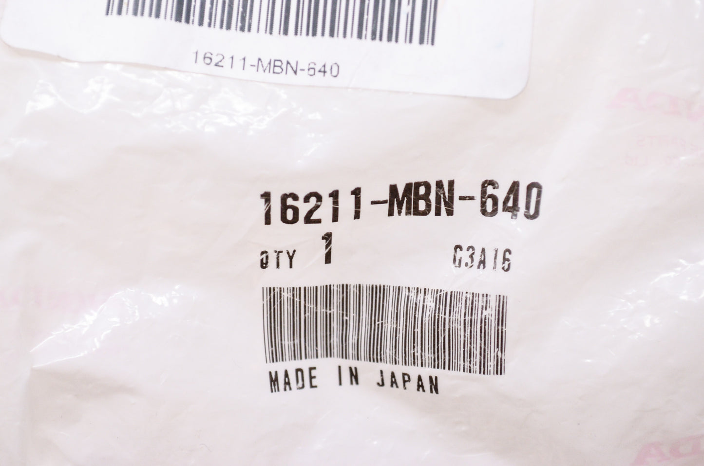 OEM Honda 16211-MBN-640 Carburetor Insulator NOS