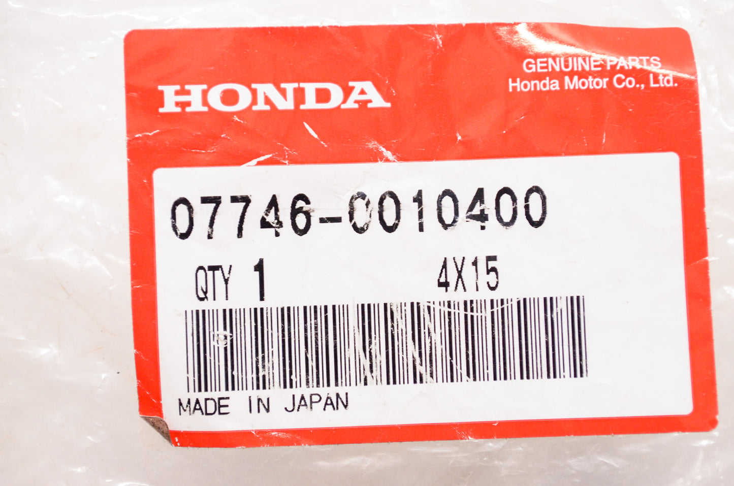 OEM Honda 07746-0010400 Attachment (52X55mm) NOS