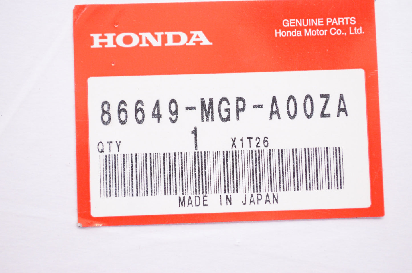 OEM Honda 86649-MGP-A00ZA Mark (Type 3) NOS
