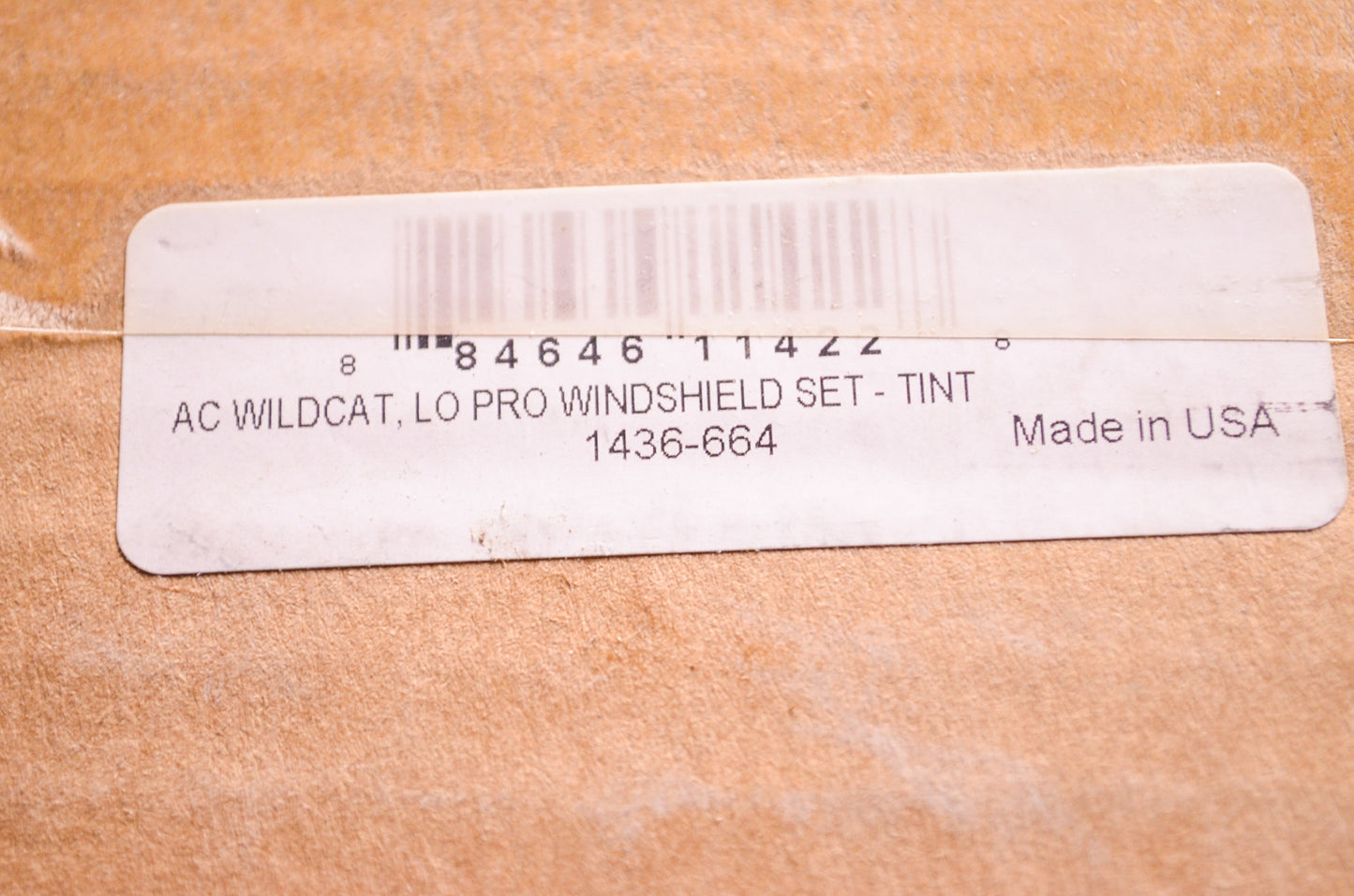 OEM Arctic Cat 1436-664 Tinted Wildcat Lo Pro Windshield Kit NOS